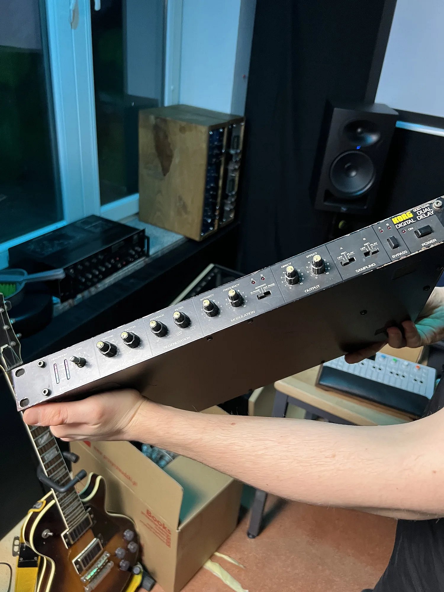 Rackowy delay Korg SDD-1200 Dual Digital Delay